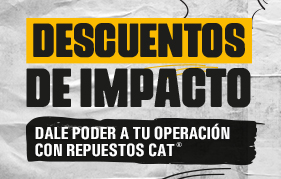 DESCUENTOS DE IMPACTO EN REPUESTOS CAT